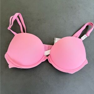 PINK Victoria's Secret Light Pink Bra Super Push-up